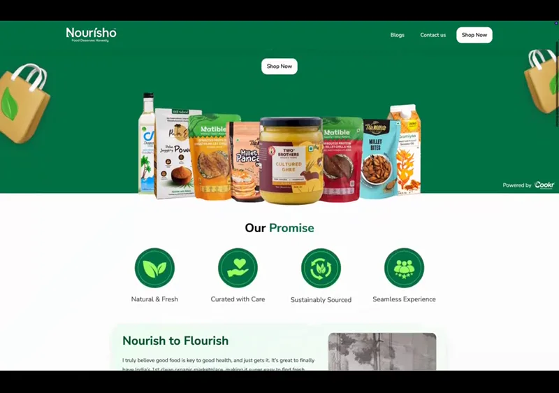 Organic Food Marketplace preview